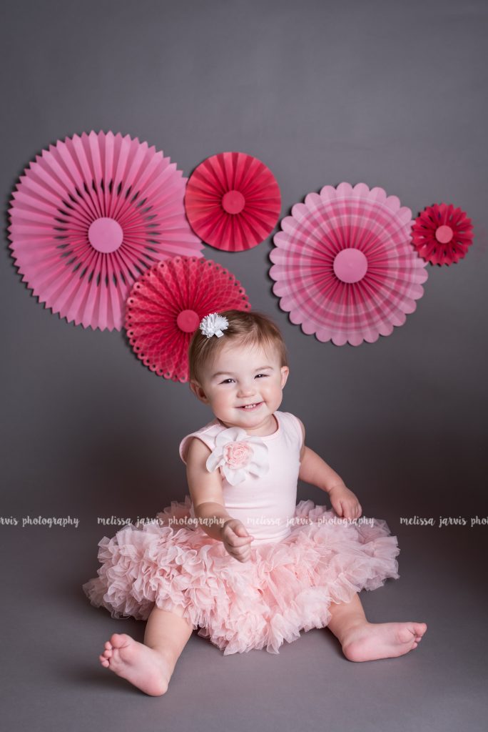 Pretty In Pink First Birthday Photoshoot Sewickley Child