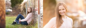 senior portrait session in downtown sewickley gives urban chic vibe